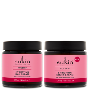 [HSD 2027] Combo Kem Dưỡng Ngày & Kem Dưỡng Đêm Tầm Xuân Sáng Mịn Da Sukin Rosehip 120ml